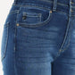 Kancan - Petite High Rise Skinny Bootcut Jeans