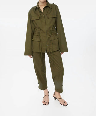 Dāl The Label - Jaqueta utilitária de algodão e lona