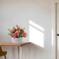2 Pieces Flowerpot Planter For Patio, Garden Or Windowsills - Milk White