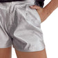 Entro - Pnina Metallic Vegan Leather Shorts