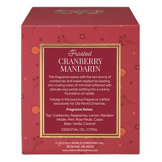 Frosted Cranberry Mandarin Candle