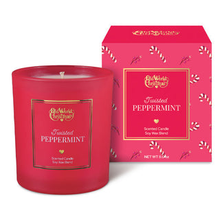 Twisted Peppermint Candle