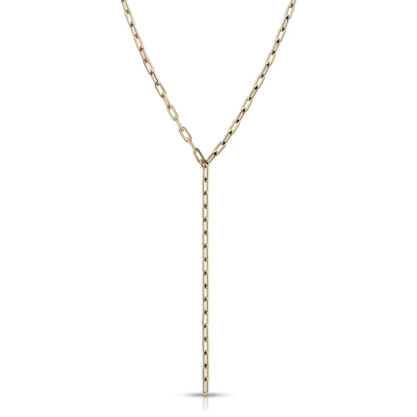 Eklexic - Women's Medium Link Lariat Necklace