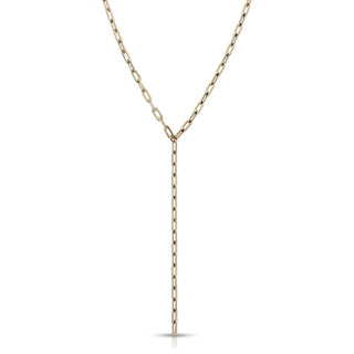 Eklexic - Colar Lariat Feminino de Elos Médios