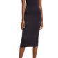 Good American - Scuba Spaghetti midi Dress