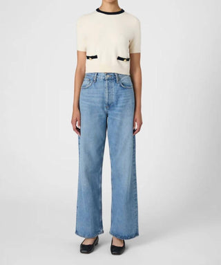 French Connection - Blusa de manga curta Babysoft