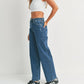Just Black Denim - Long High Rise Wide Leg Jeans