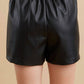 Entro - Faux Leather Shorts