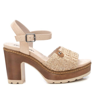 Xti - Sandálias femininas Refresh com tiras