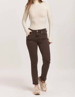 Calça jeans reta de cintura média Dear John Denim - Blaire