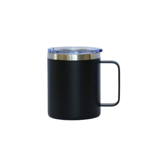 Creative Gifts International - Caneca de viagem de aço inoxidável com alça