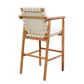 Outdoor Counter Height Bar Stools Set of 2 with Cushions