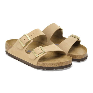 Birkenstock - Women's Arizona Nubuck Soft Footbed Sandal