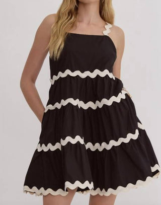 Entro - Ric Rac Short Dress