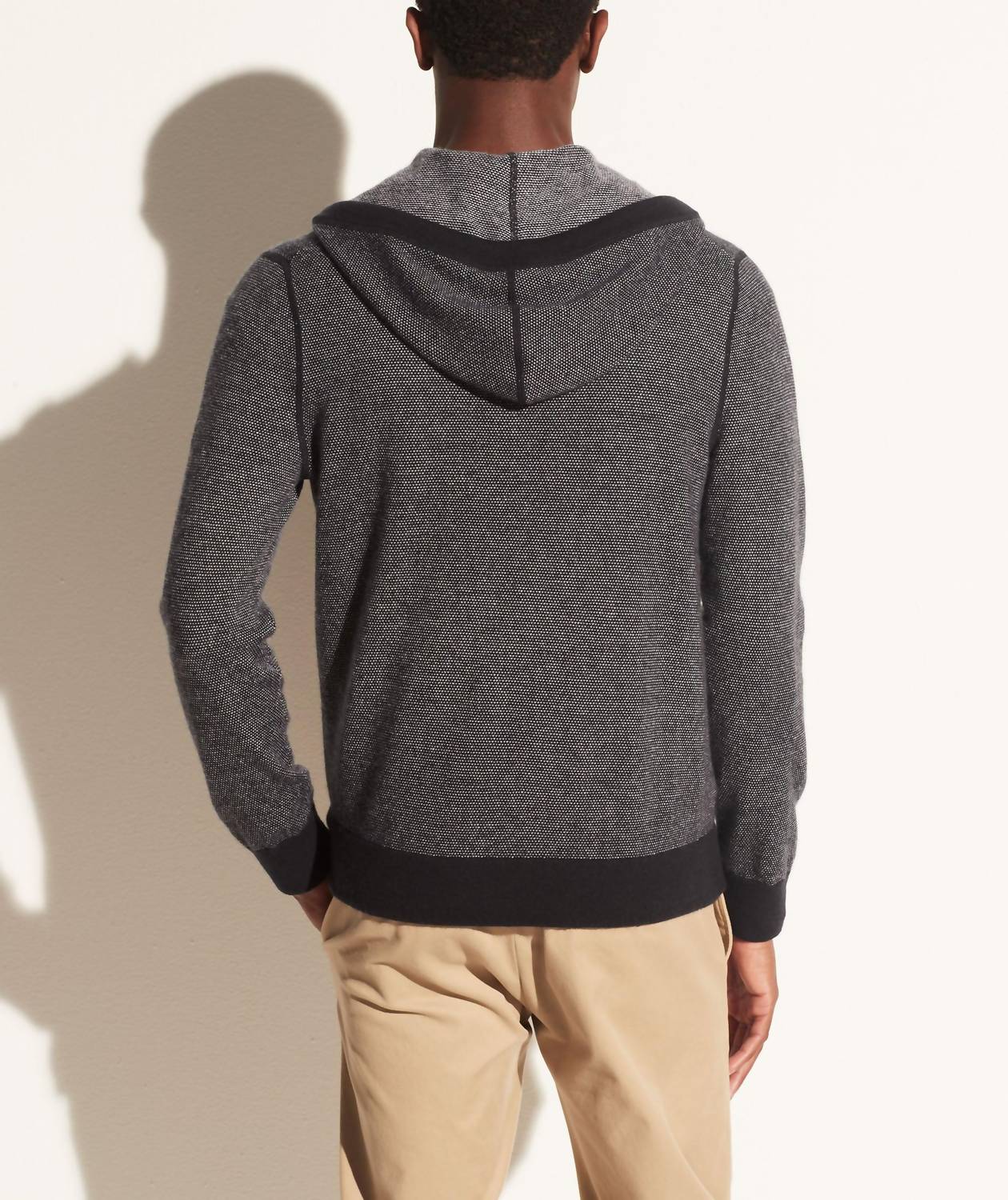 Vince - Birdseye Henley Hoodie