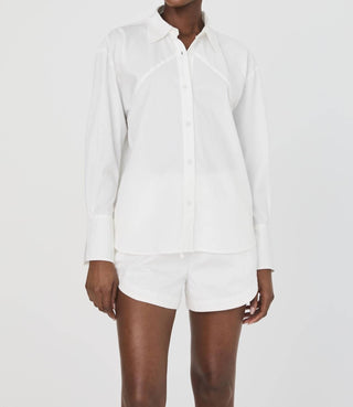 French Connection - Blusa de algodão Alexis