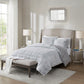 Full/Queen Back Print Long Fur Comforter Mini Set