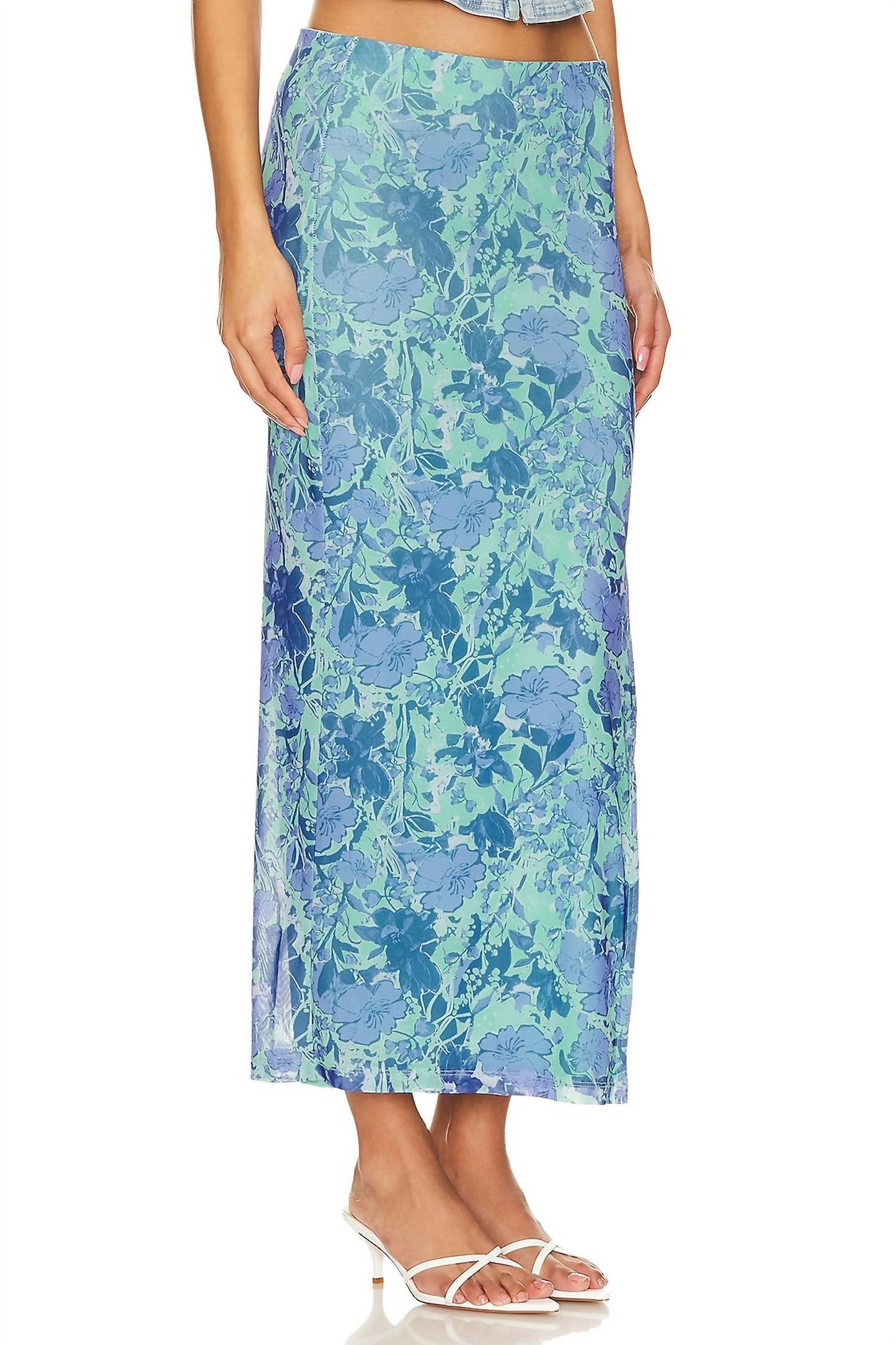 Free People - Rosalie Mesh Midi Skirt