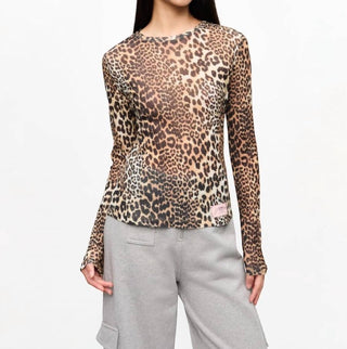 Ganni - Blusa de malha manga comprida