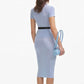 Self-Portrait - Viscose Knit Midi Skirt