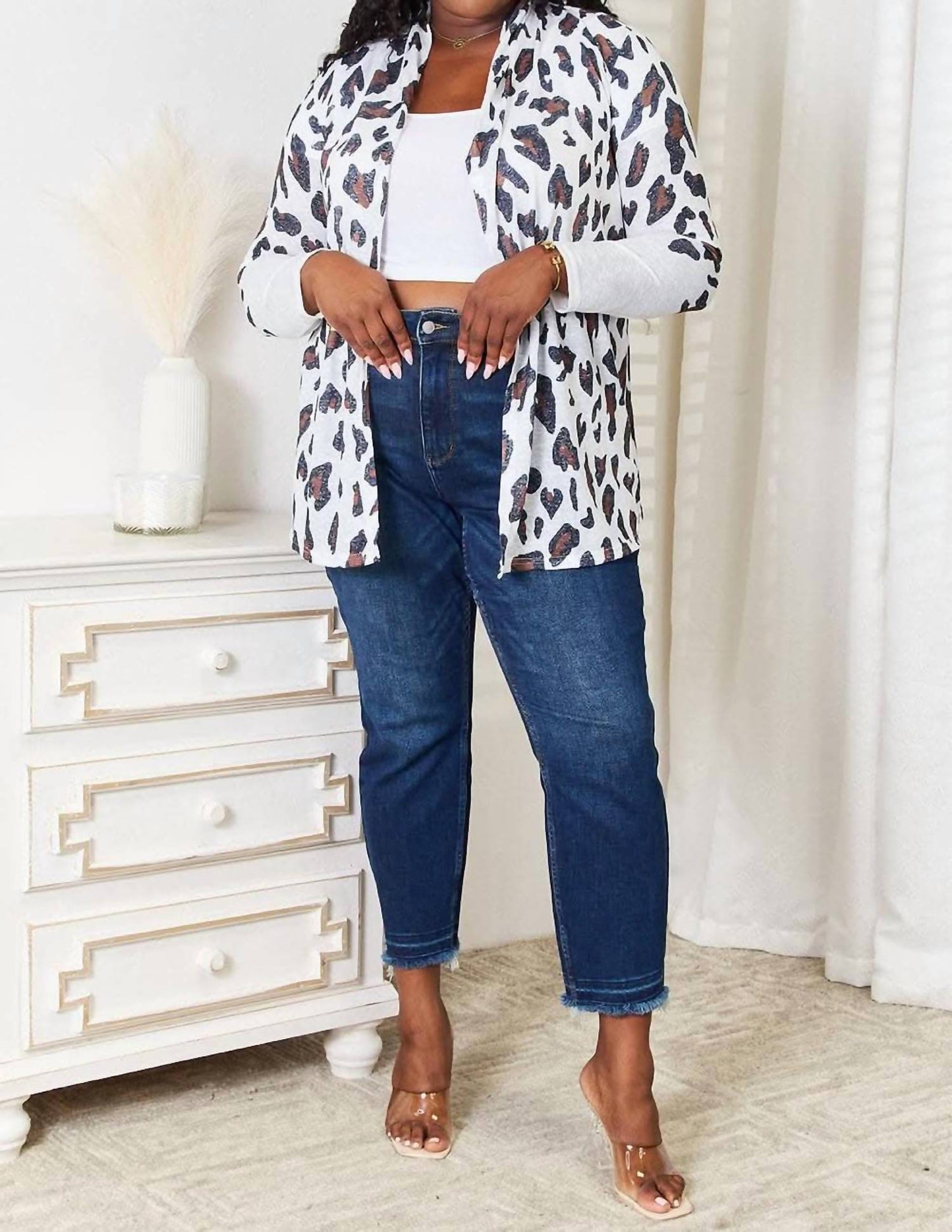 Double Take - Leopard Cardigan