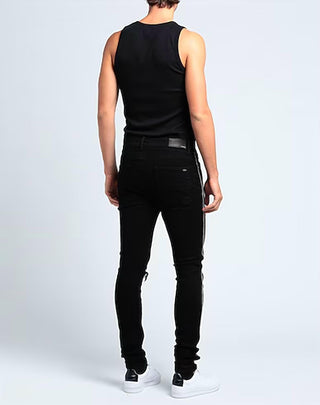 Amiri - Crystal Track Denim Jeans