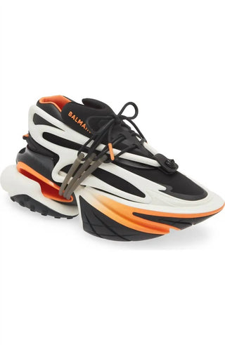 Balmain - Men's Unicorn Low-top Neoprene & Leather Chunky Sneakers
