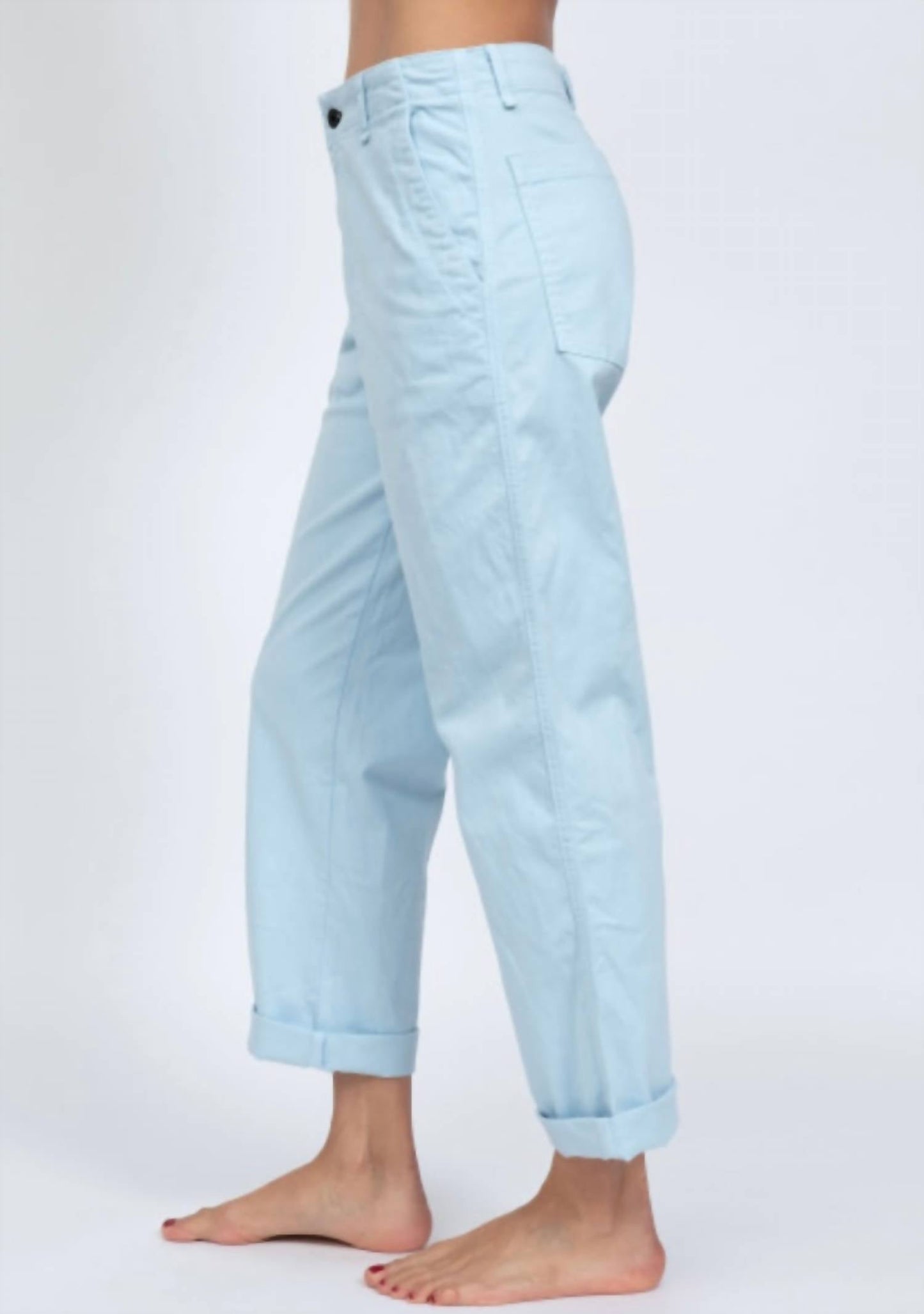 Askk Ny - Twill Low Slung Relaxed Chino Pant