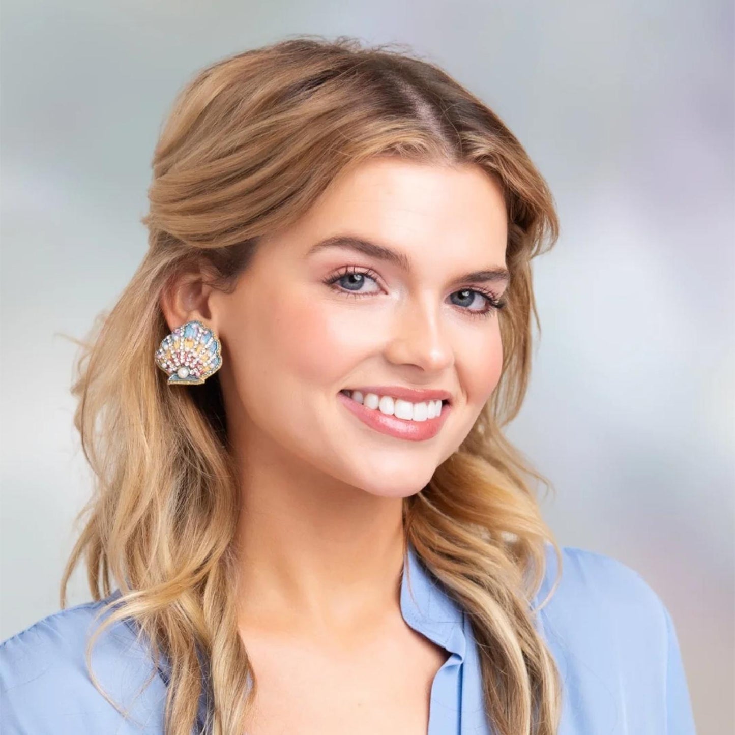 Allie Beads - Women's Seashell Earrings