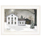 Silent Night' by Billy Jacobs Ready to Hang Holiday Framed Print, White Frame