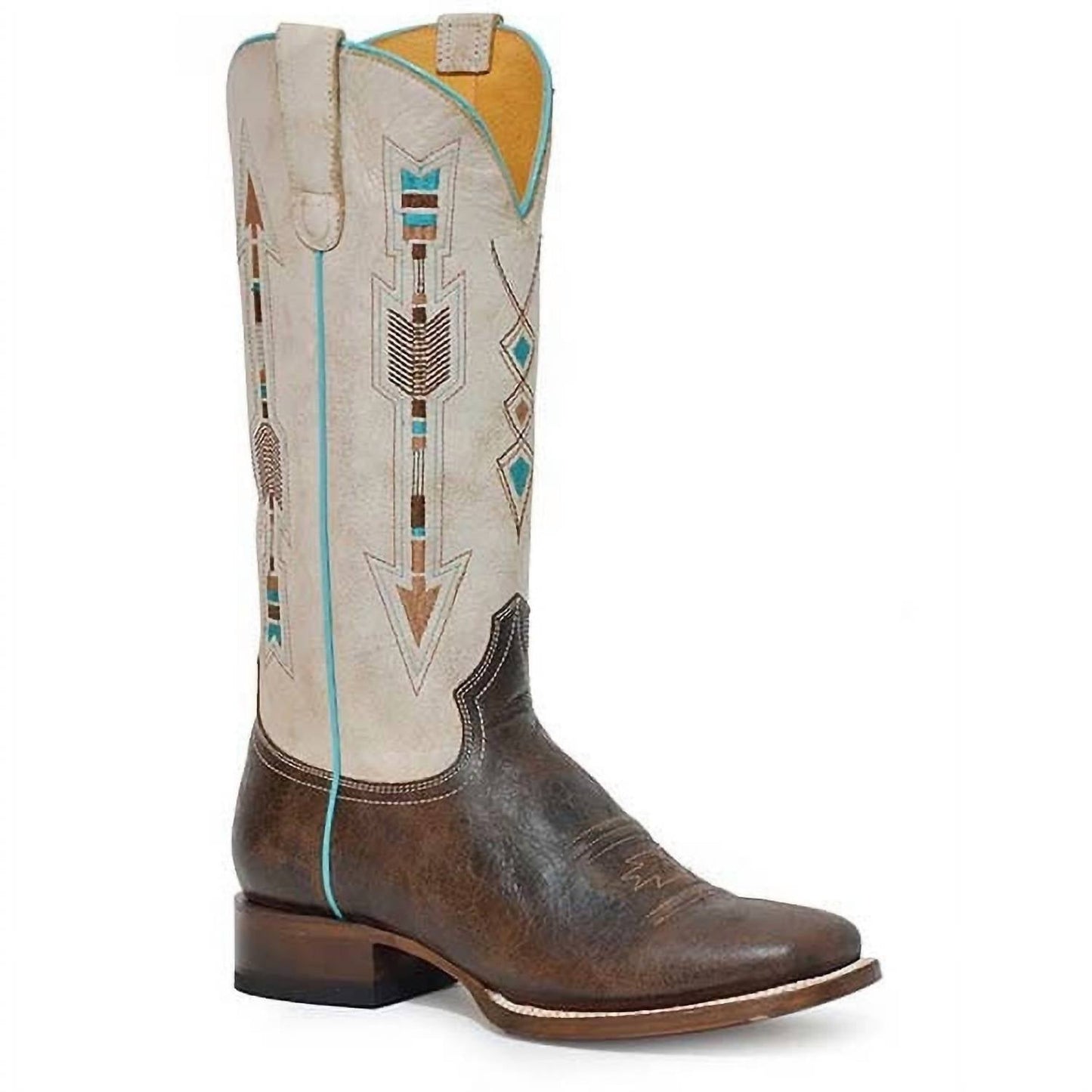 Roper - Women's Leather Sole Square Toe Boot