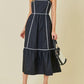 Fashion Go - Contrast Piping Dress