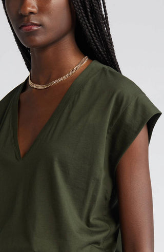 Frame - Le Mid Rise V-neck Tee