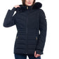 Michael Kors - Women's Chevron Faux Fur Hooded Coat