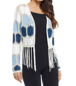 Adore - Colete com franjas Boho Patchwork da Tiffany