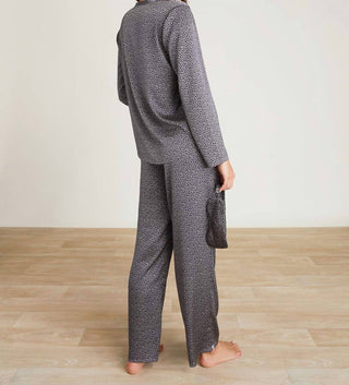 Barefoot Dreams - Conjunto de pijama com máscara de cetim lavado