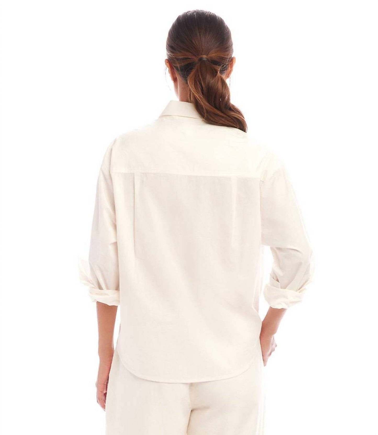 Karen Kane - Long Sleeve Tie-Front Top