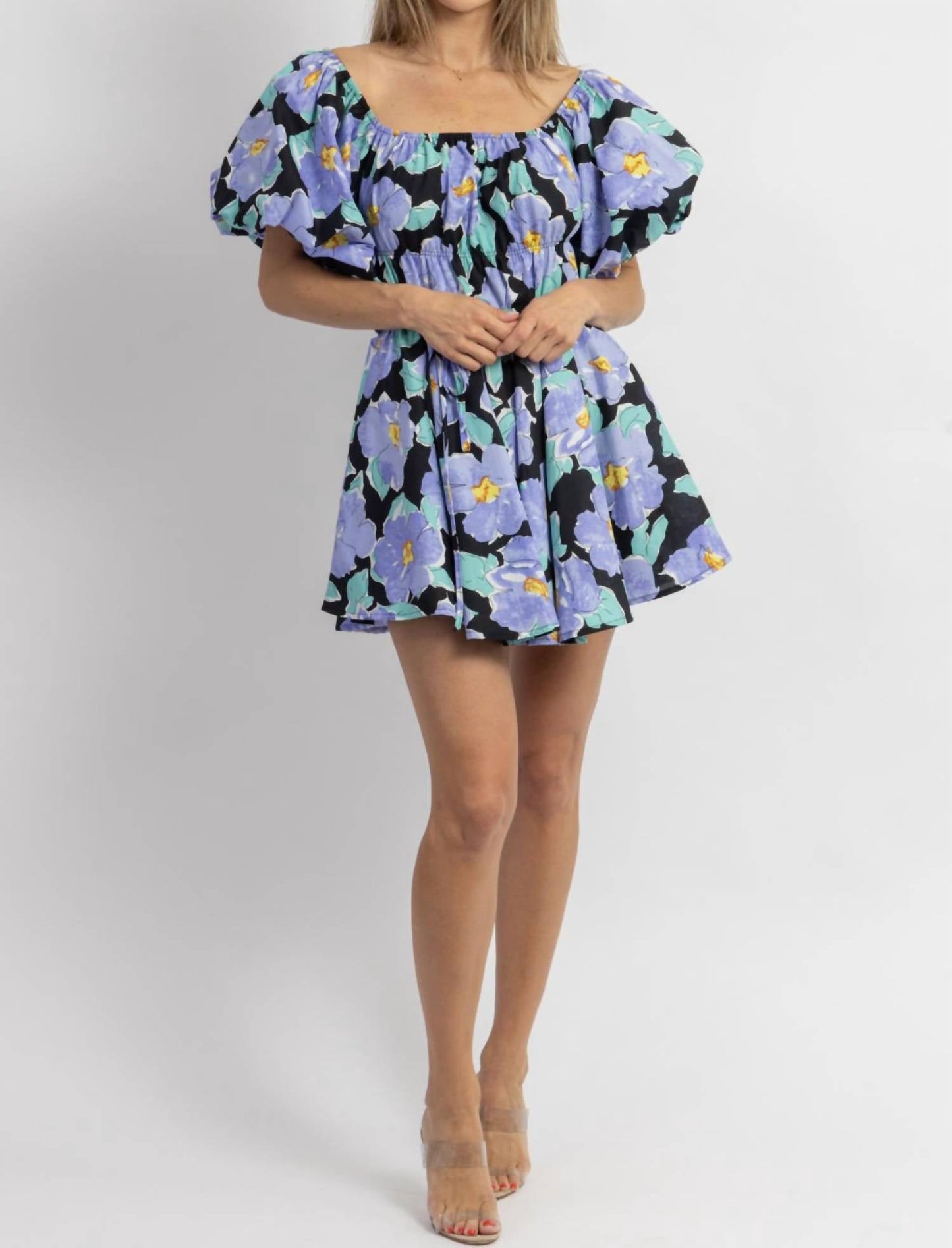 &Merci - LOVER PUFF SLEEVE MINI DRESS