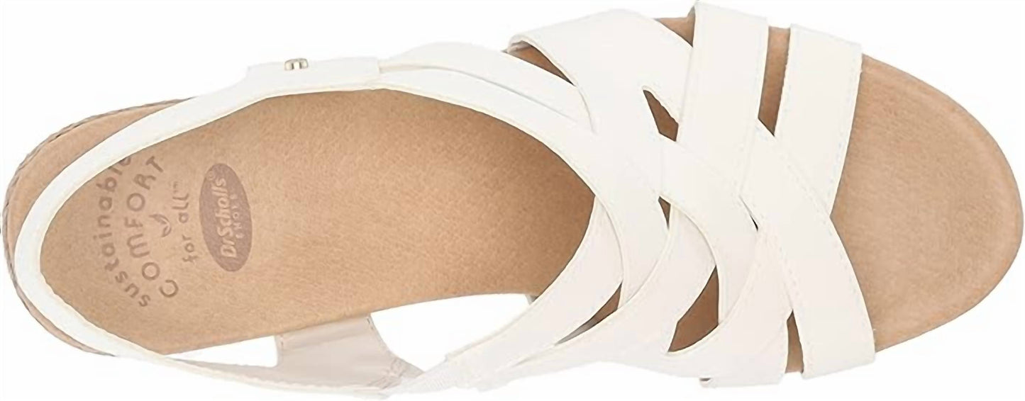 Dr. Scholl'S - Women's Everlasting Open Toe Slingback Wedge Sandal