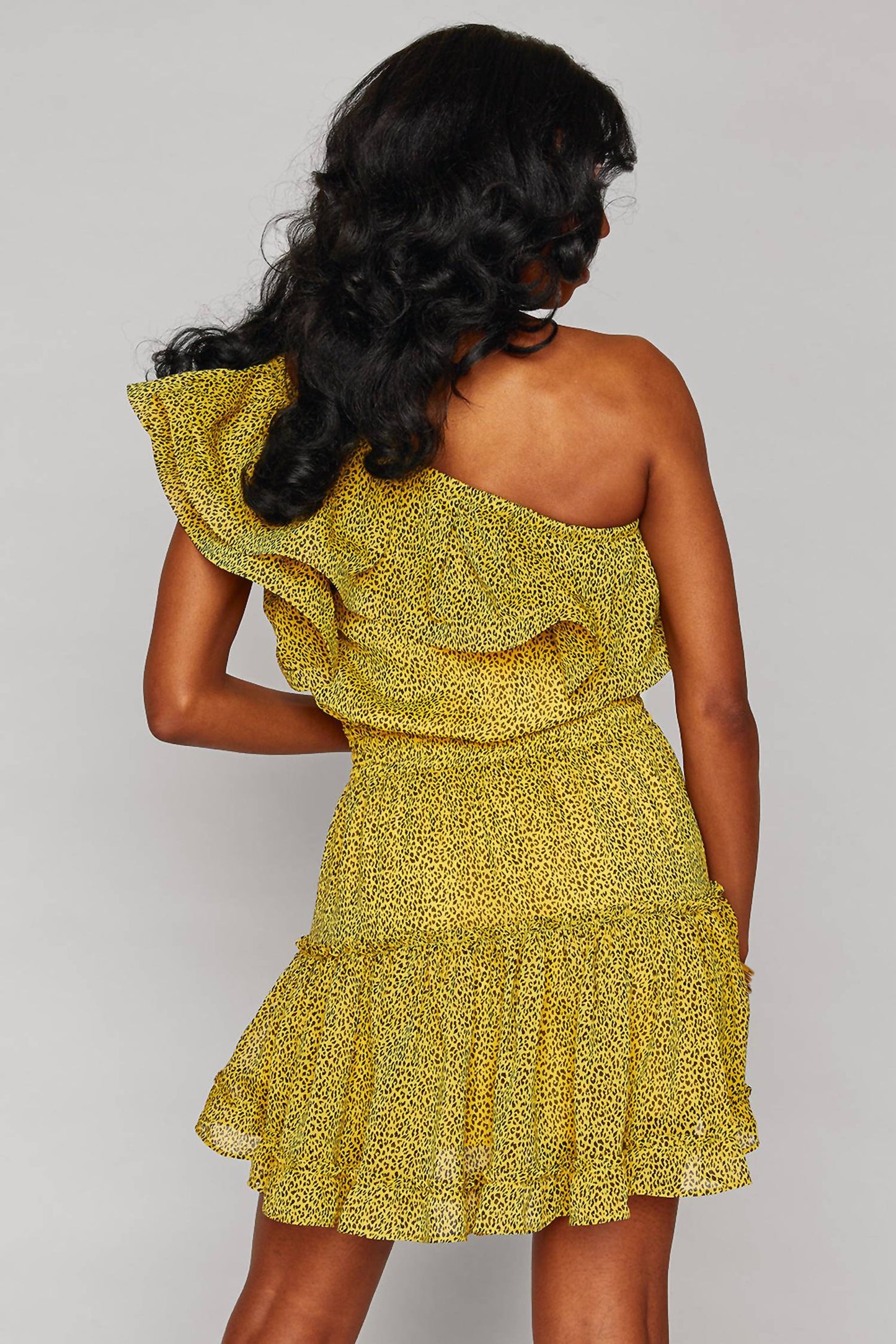 Buddylove - Sofia One Shoulder Ruffle Mini Dress