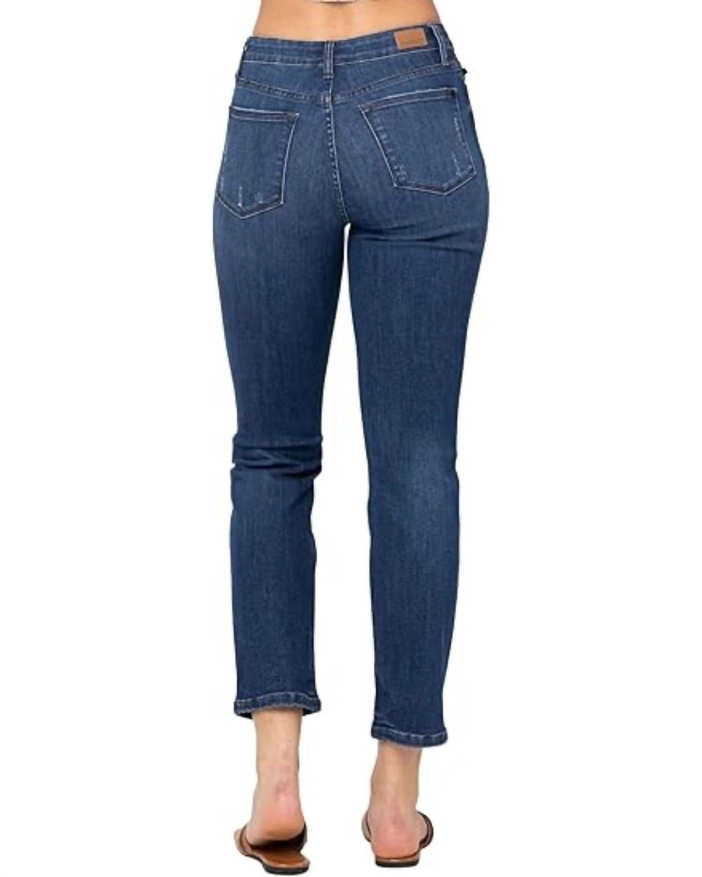 Judy Blue - High Waisted Distressed Jeans