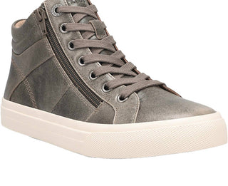 Taos - Tênis de cano alto feminino Winner Fatigue Leather
