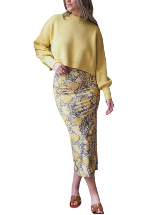 Free People - Saia Midi de malha Rosalie