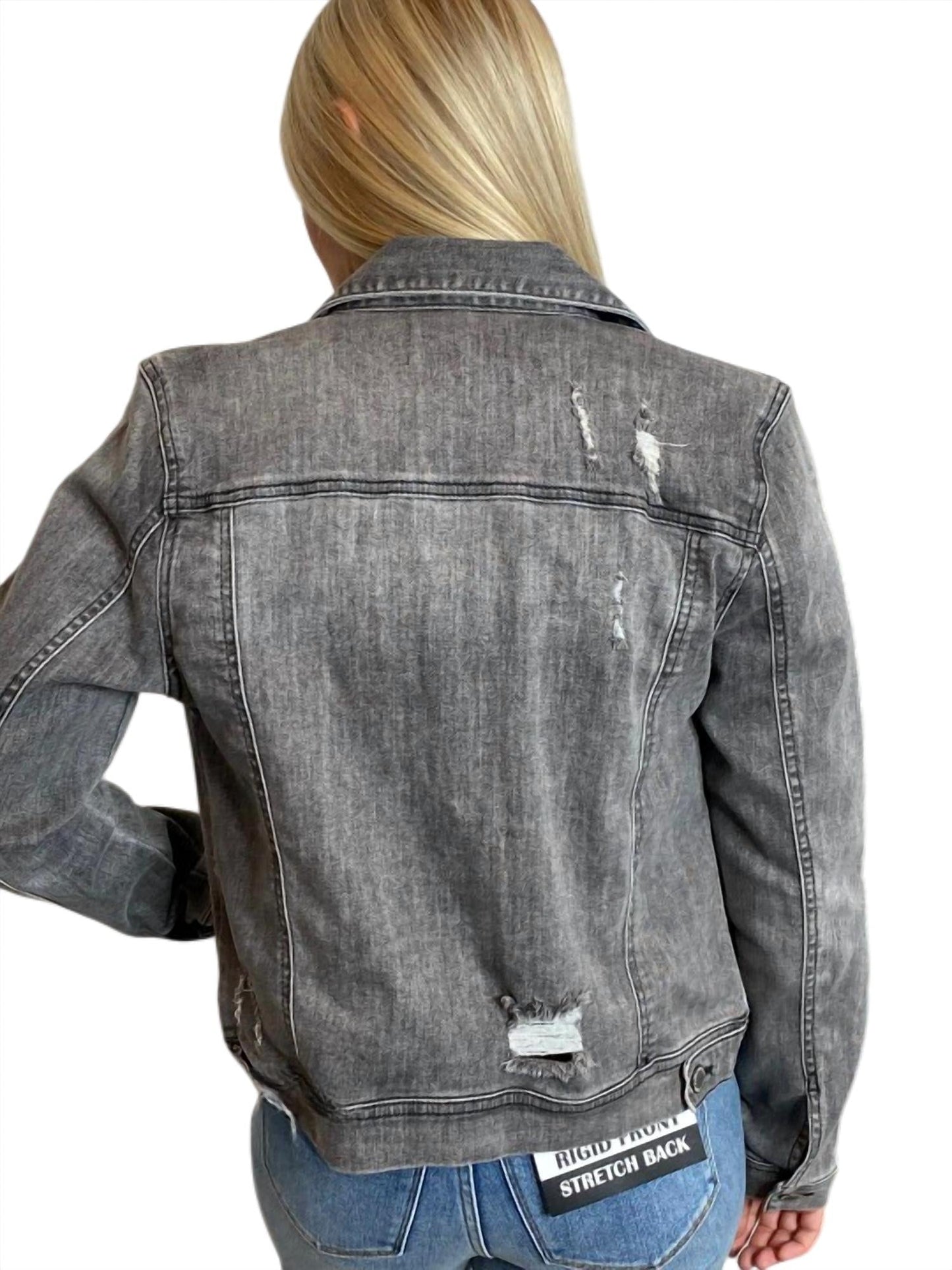 Risen - Destroyed Denim Jacket
