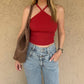 Enza Costa - Cropped Halter Tank