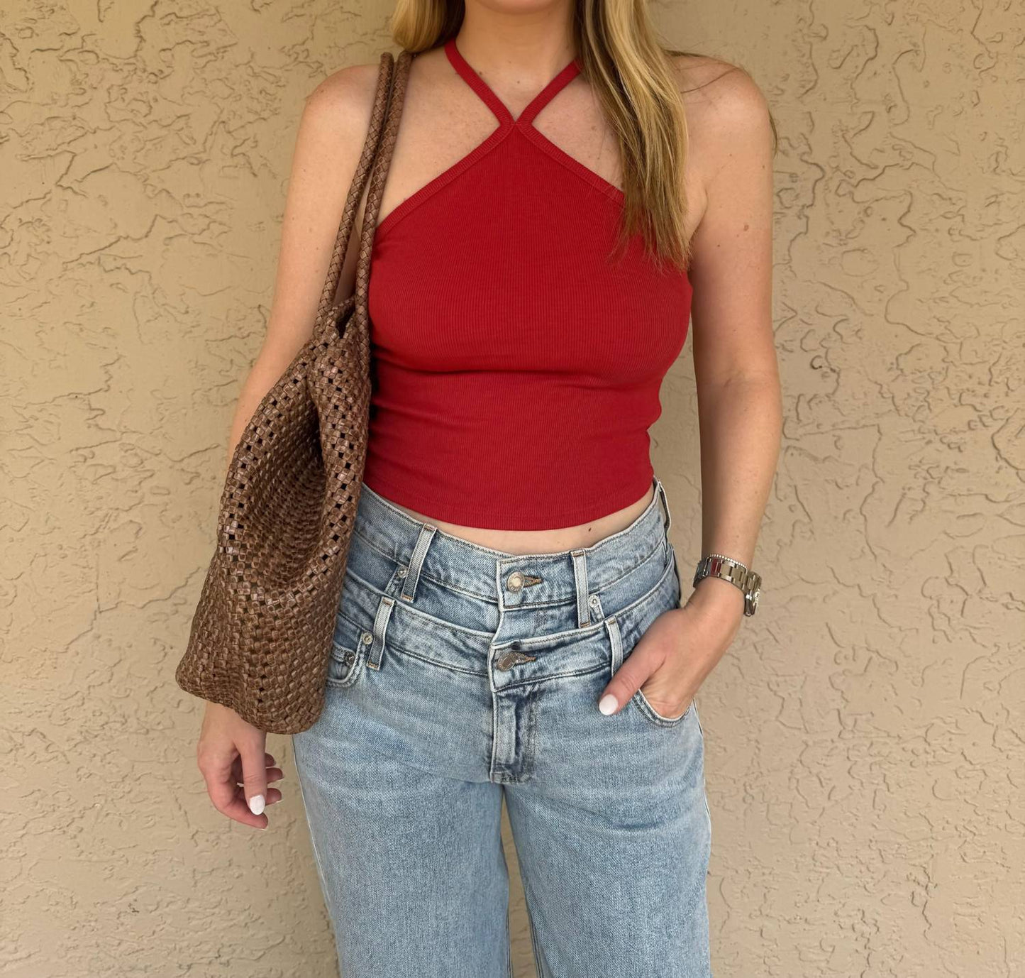 Enza Costa - Cropped Halter Tank
