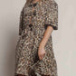 Blue Buttercup - Leopard Bow Dress