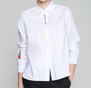 Vilagallo - Camisa social com botões Smile