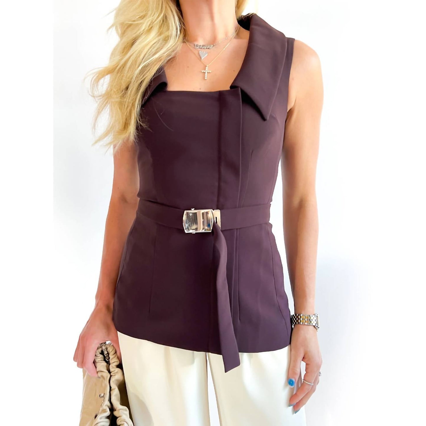 Amanda Uprichard - Larenta Top