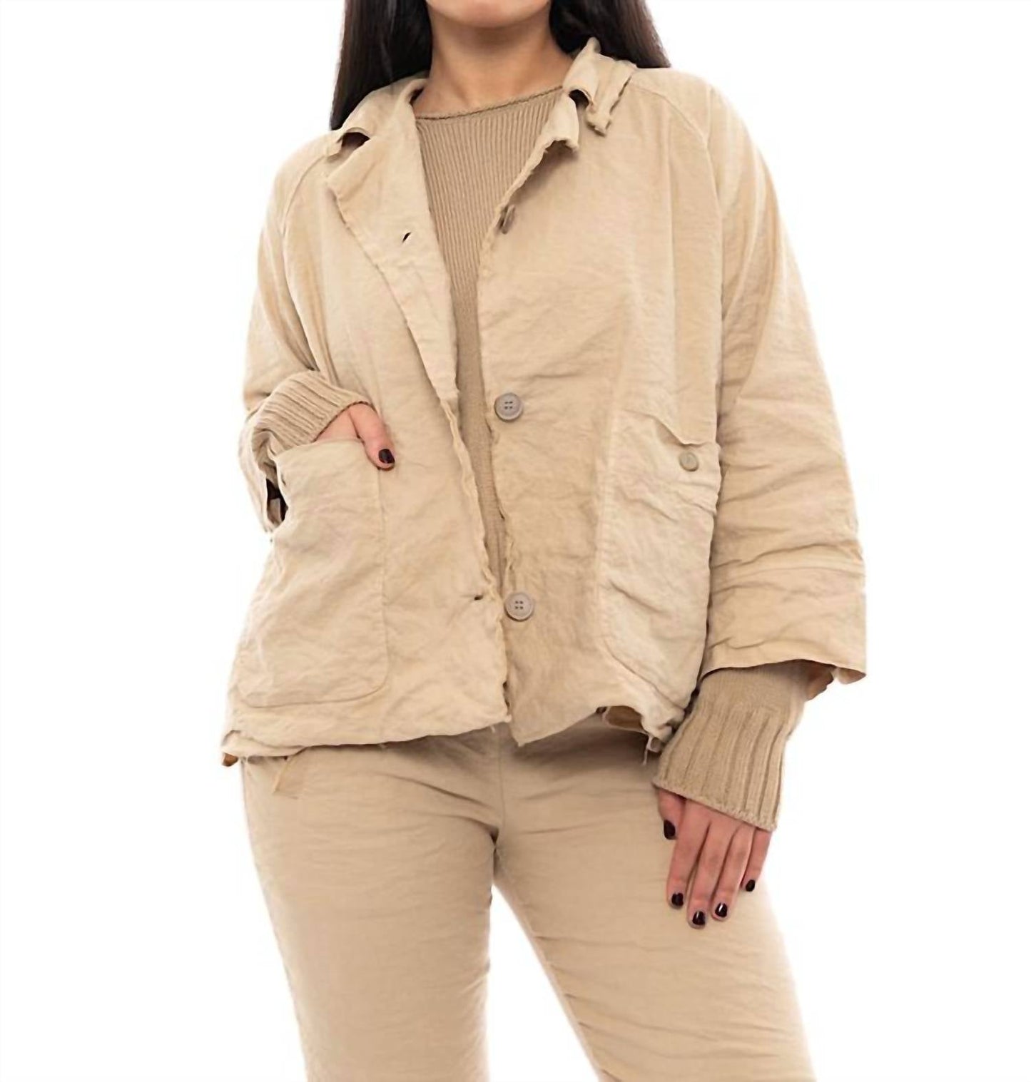 Aequamente - Cotton Wrinkled Jacket